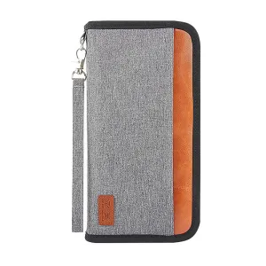 New Arrival Multi-Functional RFID Passport Holder Ticket Clip Portable Travel Waterproof Document Storage Wallet Card Holder