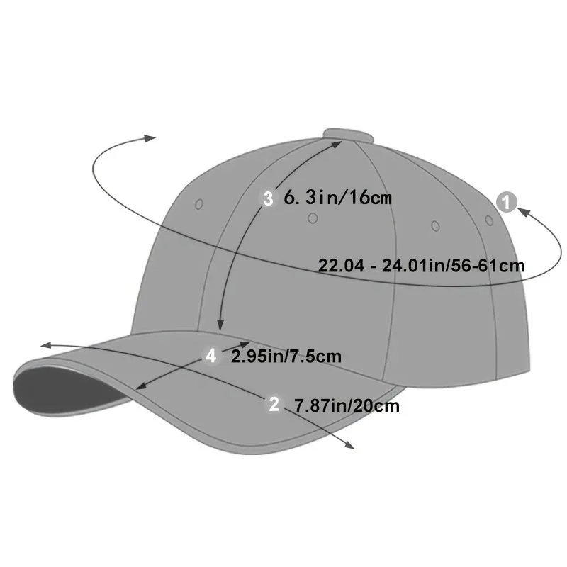 1pc Men's Adjustable Baseball Cap - Sun Protection, Breathable, Casual, Lightweight, Perfect for Outdoor Activities, Travel, Seaside Party, and Ideal Gift for Friends and Family