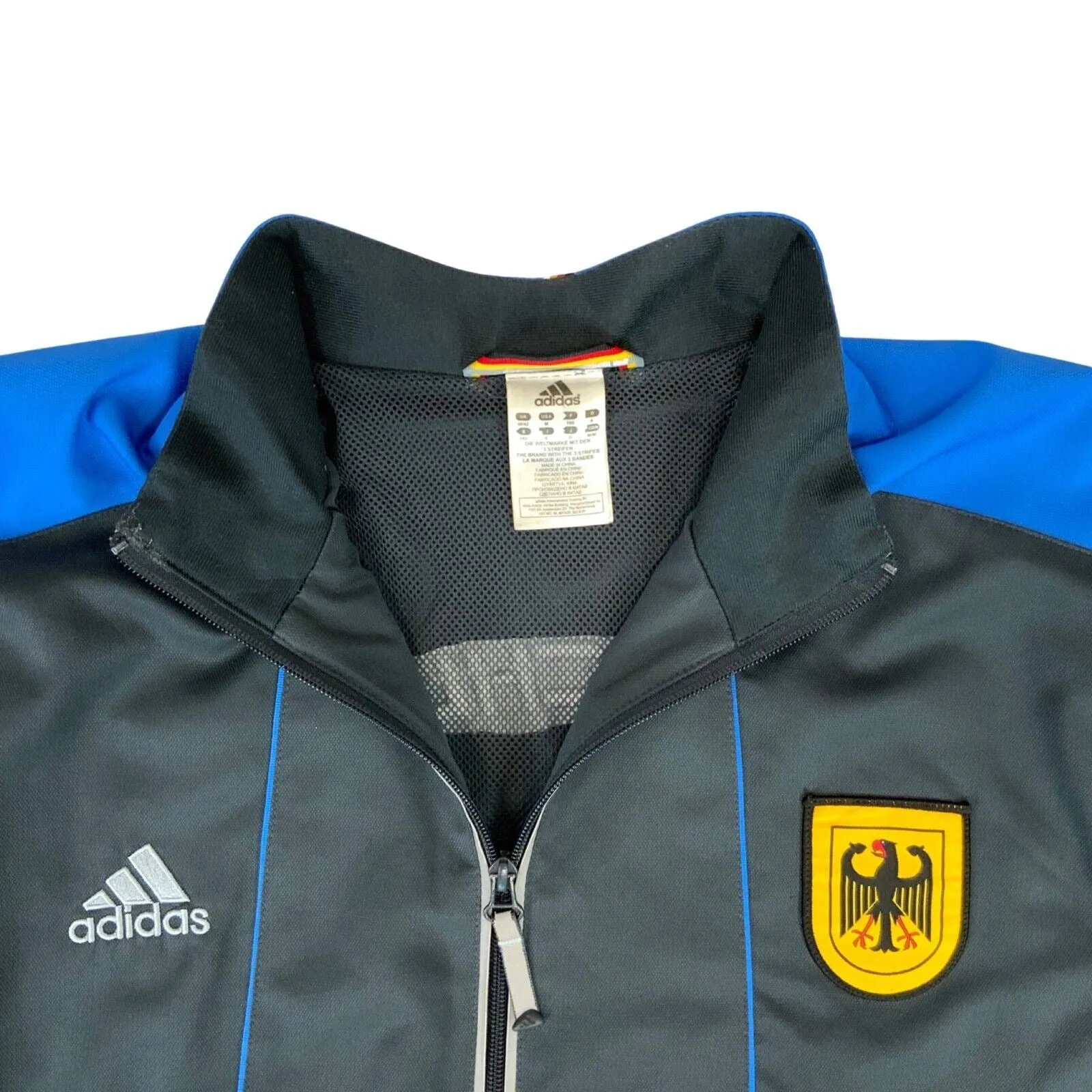 2013 Grey & Blue Adidas Germany/Deutschland Track Jacket Large