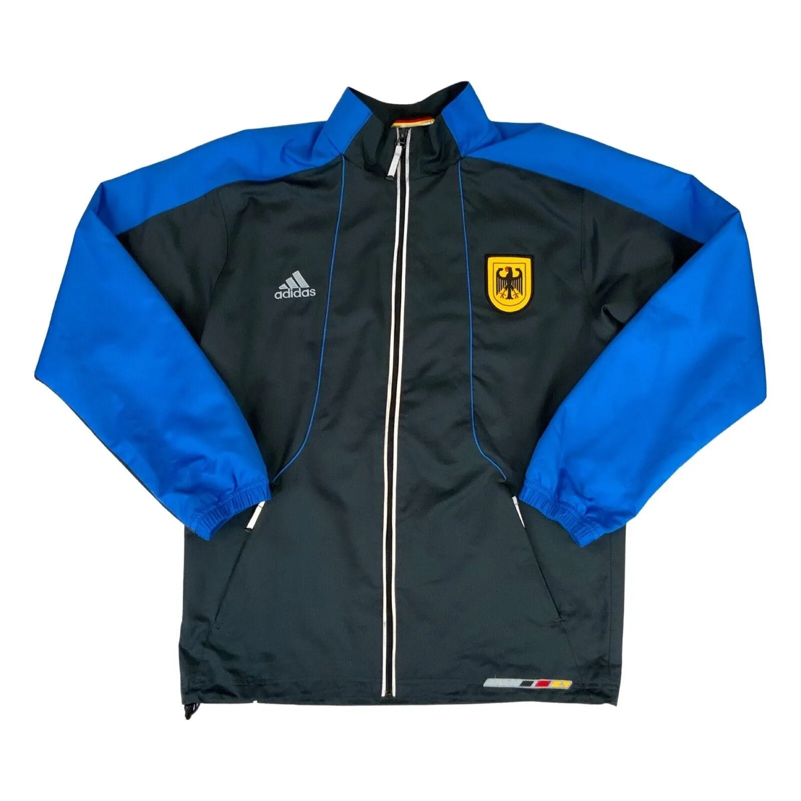 2013 Grey & Blue Adidas Germany/Deutschland Track Jacket Large