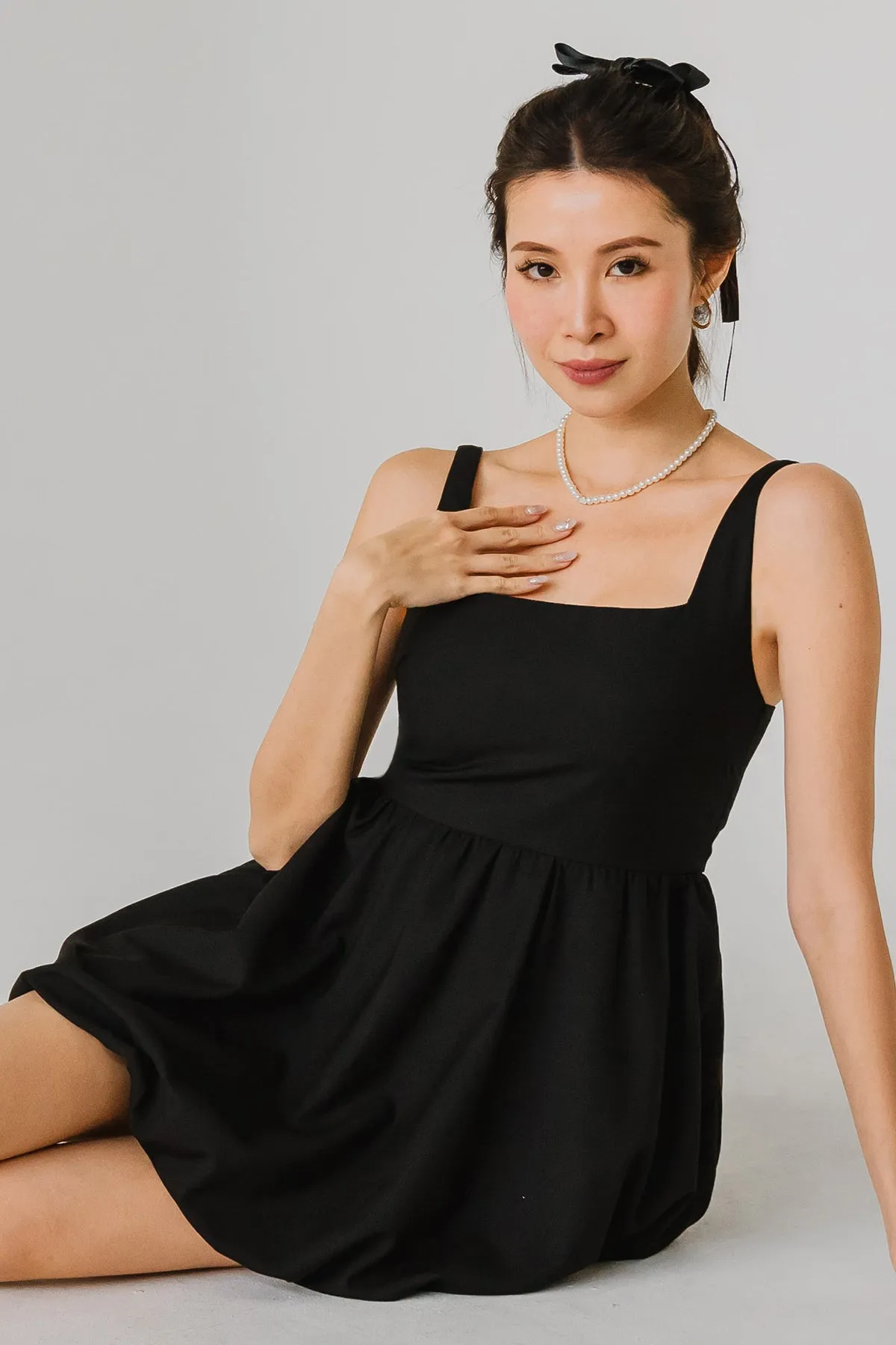 24:7 Romper Dress (Black)