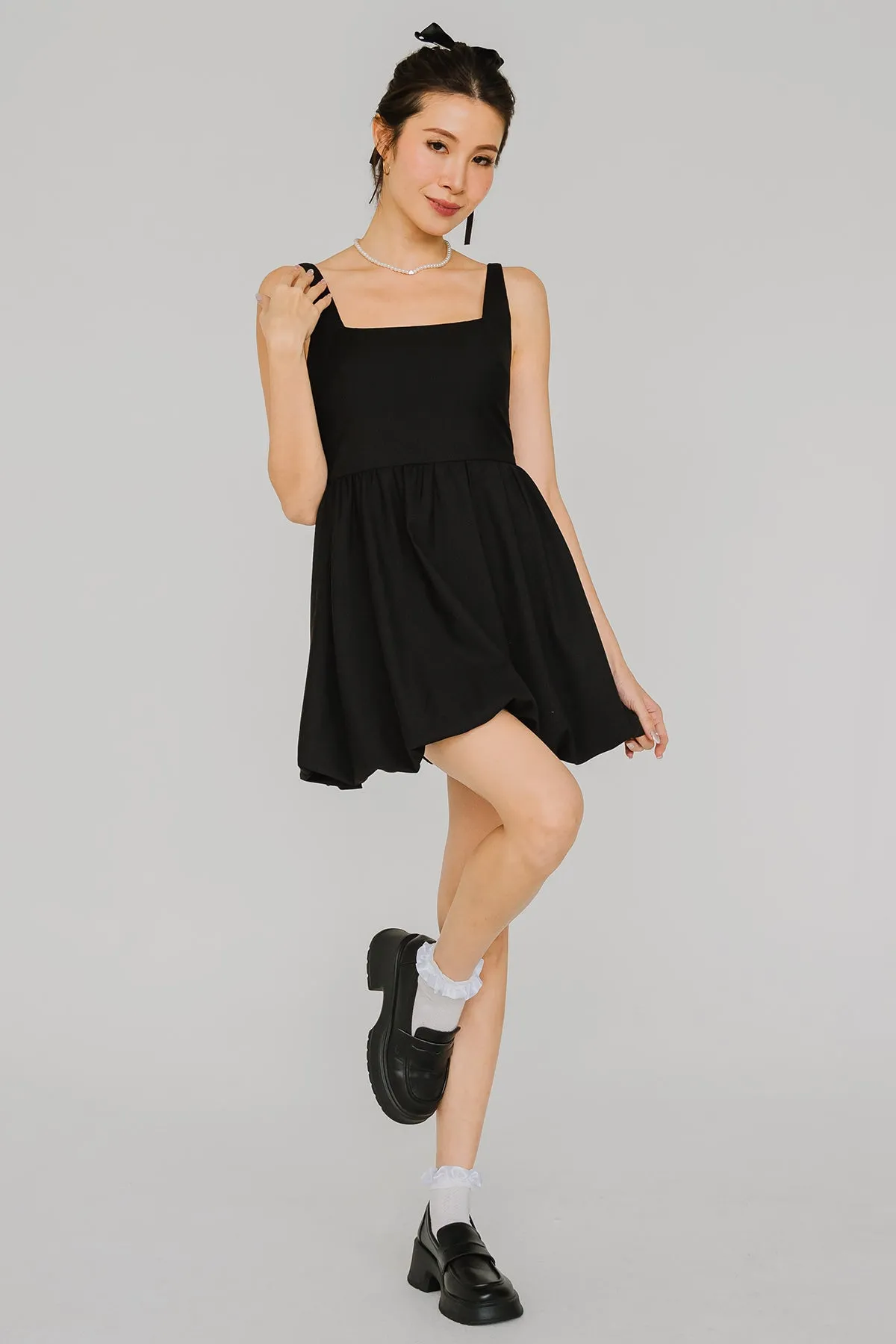 24:7 Romper Dress (Black)