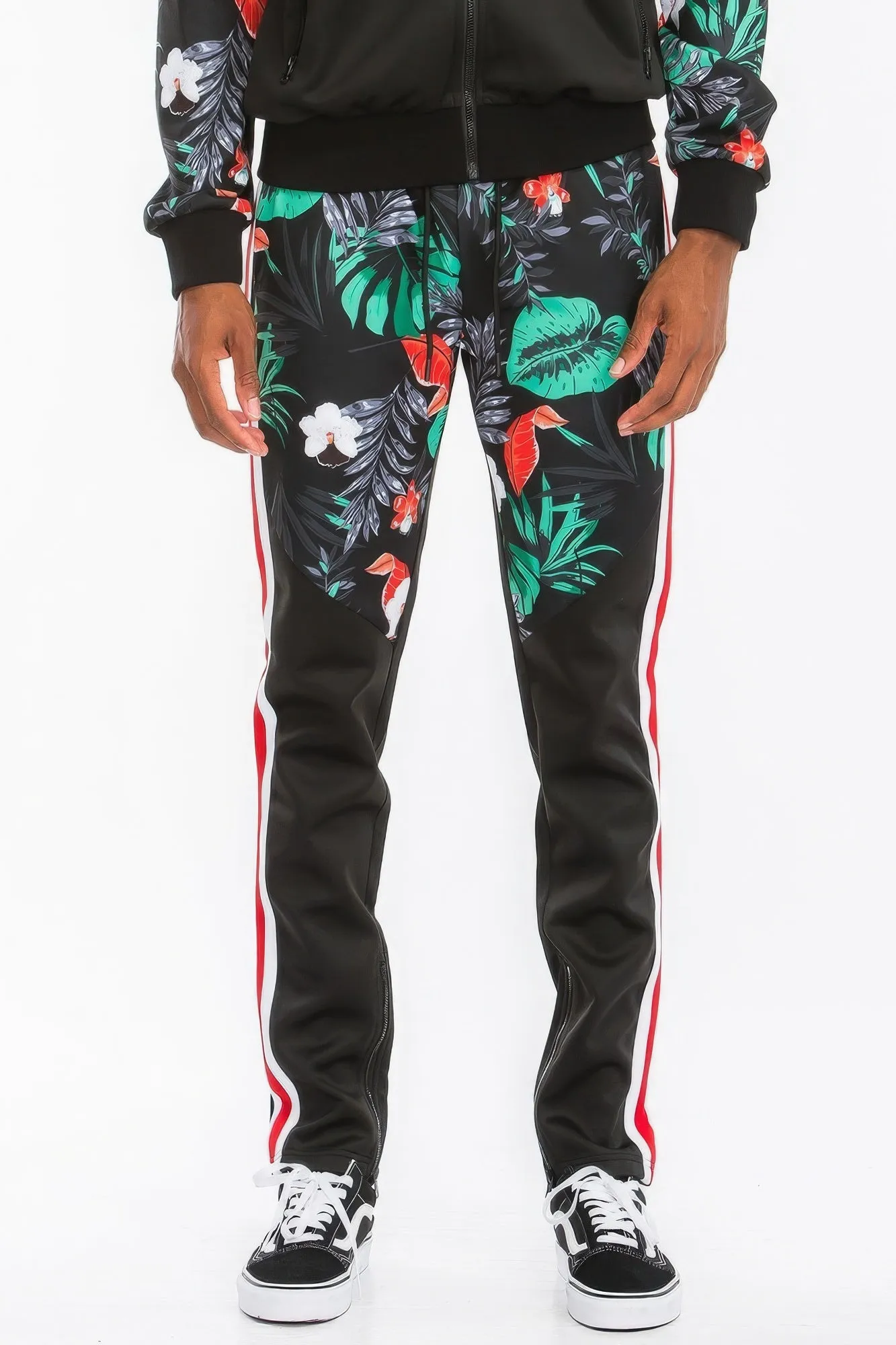 3 Bars Tropical Polyester Tracksuit