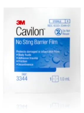 3M 3344 Cavilon No Sting Barrier Film Wipes