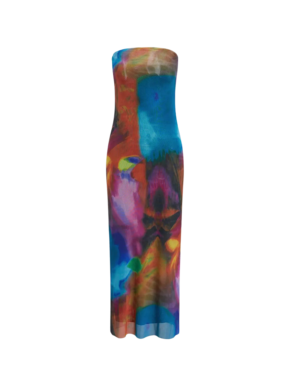 A&A Trippy Tube Midi Bodycon Dress