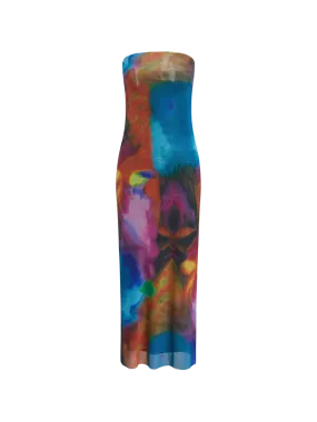 A&A Trippy Tube Midi Bodycon Dress