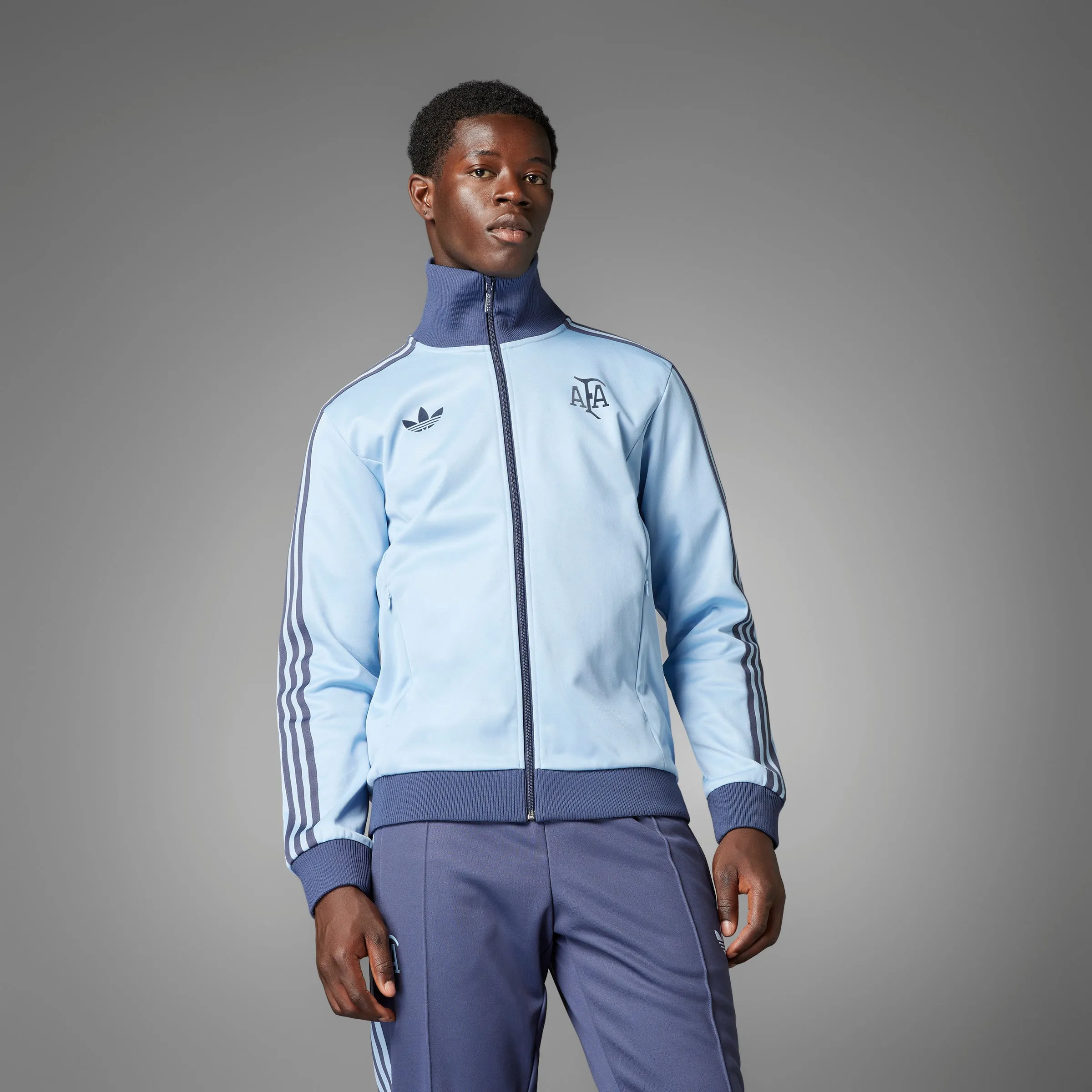 adidas Argentina Anniversary Track Top Jacket Blue Sky