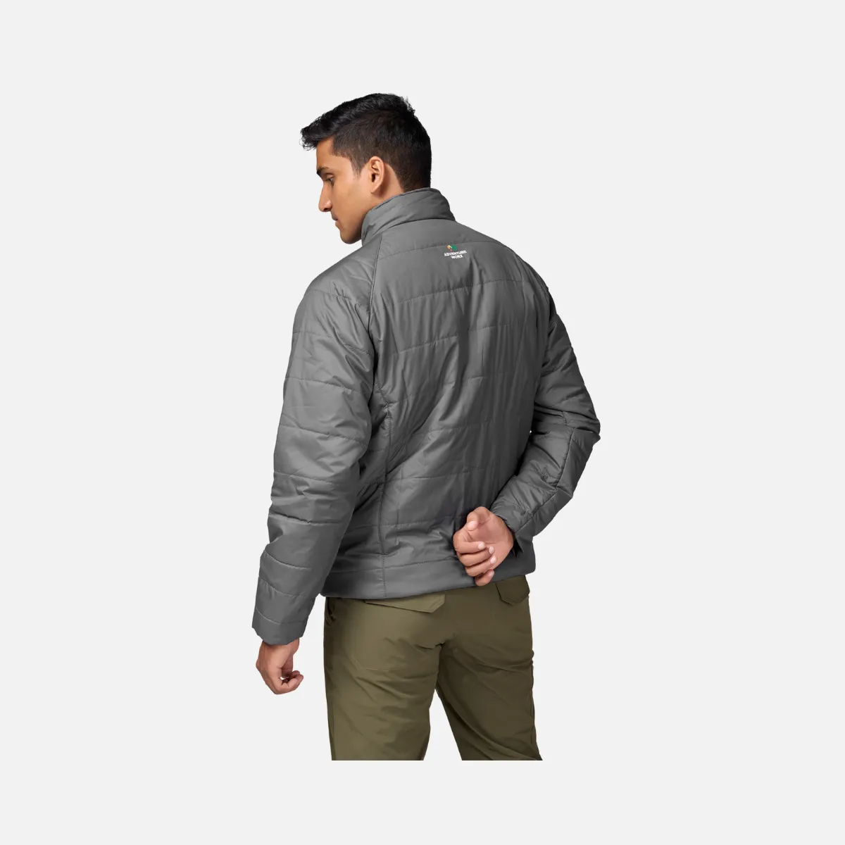 Adventure Worx Lumi Quilt-Lite Camping Men's Jacket -Grey