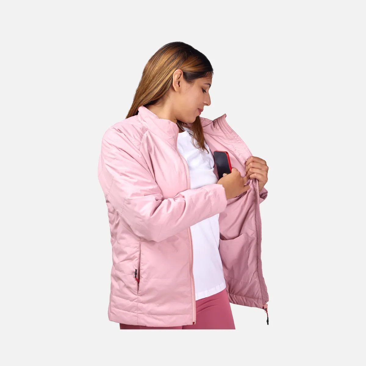 Adventure Worx Lumi Quilt Lite Women's Camping Jacket -Pink