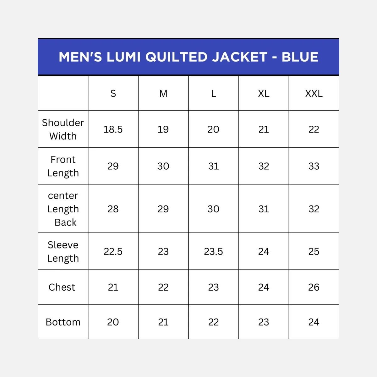 Adventure Worx Lumi Quilted Camping Men’s Jacket 5 degrees -Blue