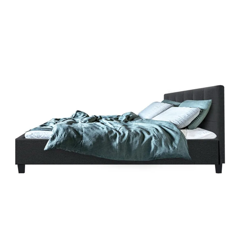 Agnes Queen Bed Frame Charcoal