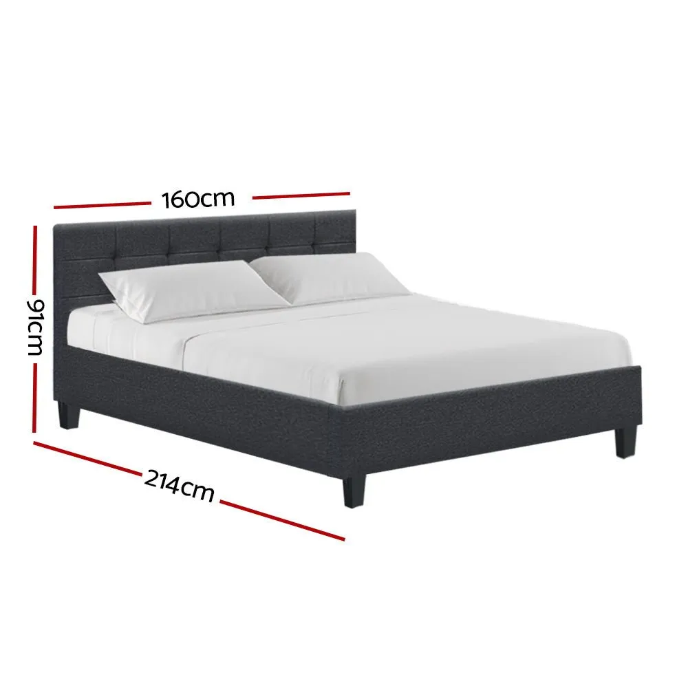 Agnes Queen Bed Frame Charcoal