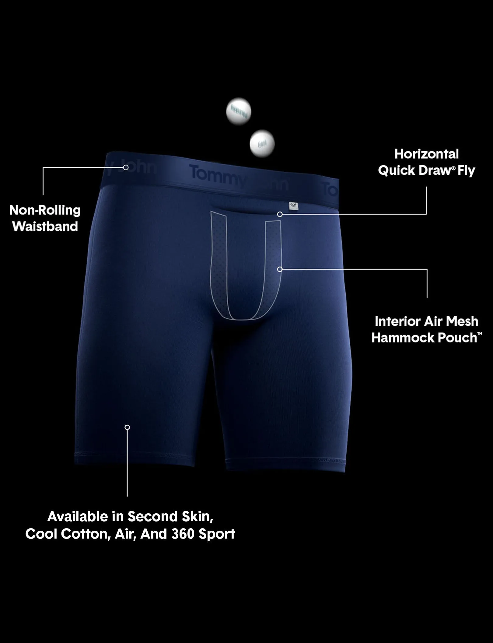 Air Hammock Pouch™ Boxer Brief 8" (3-Pack)