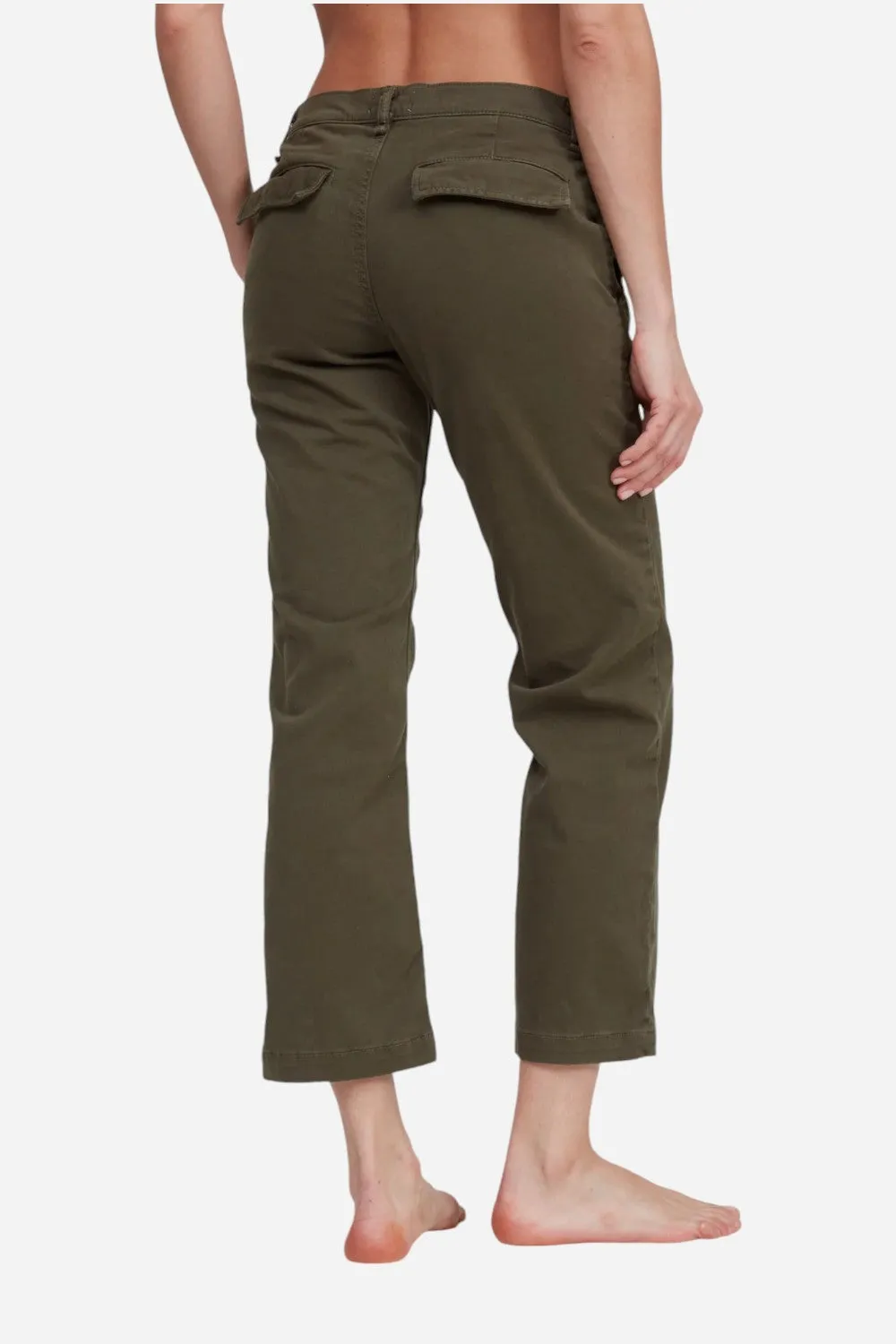 ASKKNY Slim Chino in Safari Green