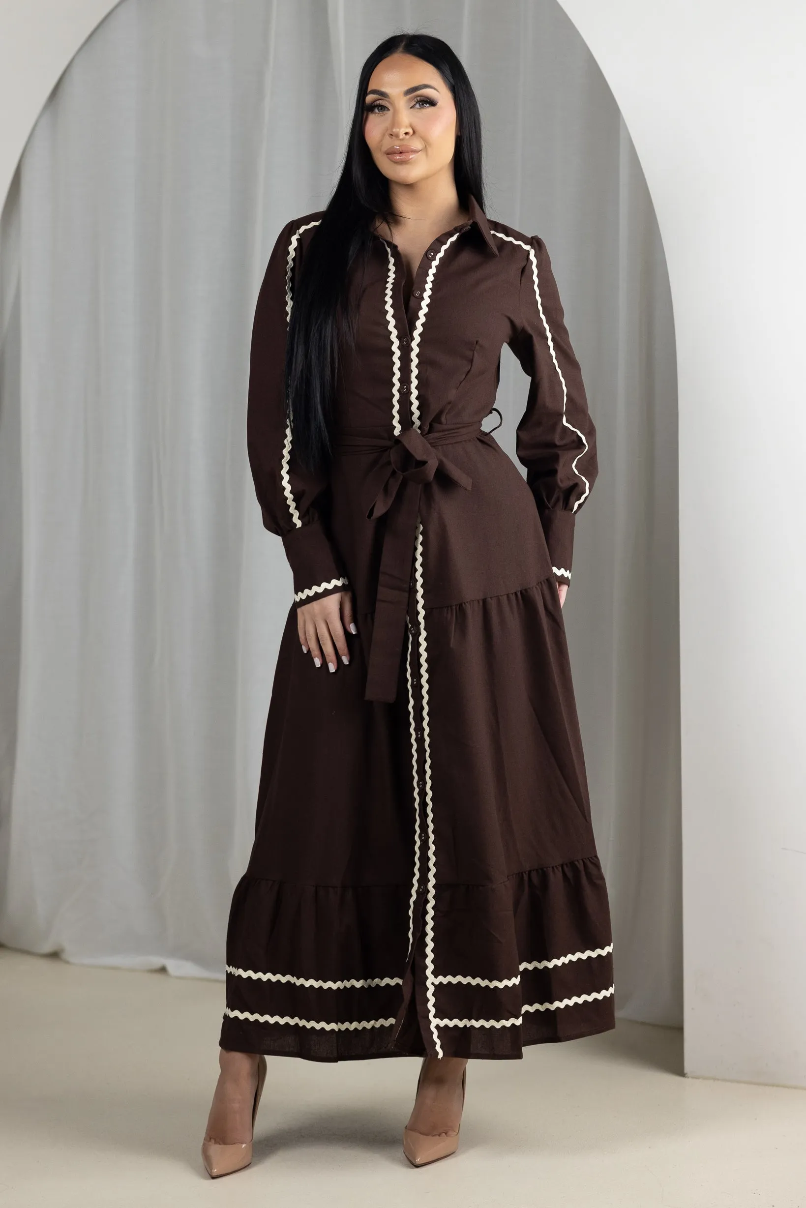 Aziza Detailed Dress