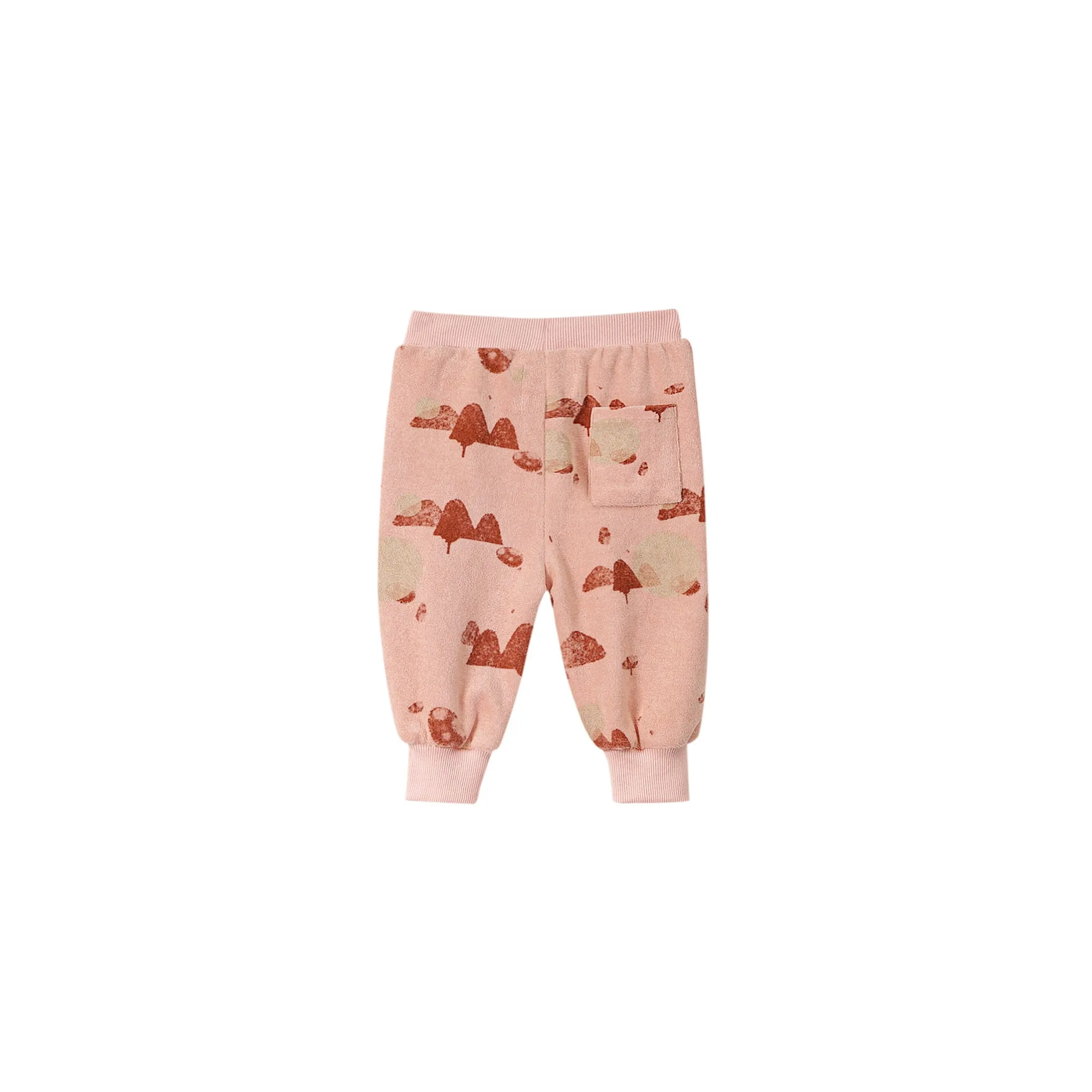 Baby Terry Joggers - Peach