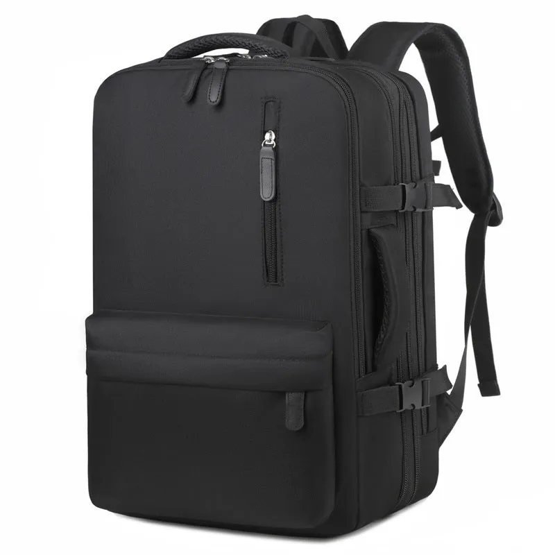 Backpack Women's Short-Distance Travel Bag Business Trip Large Capacity Schoolbag High Sense Men's Expansion Computer Backpack