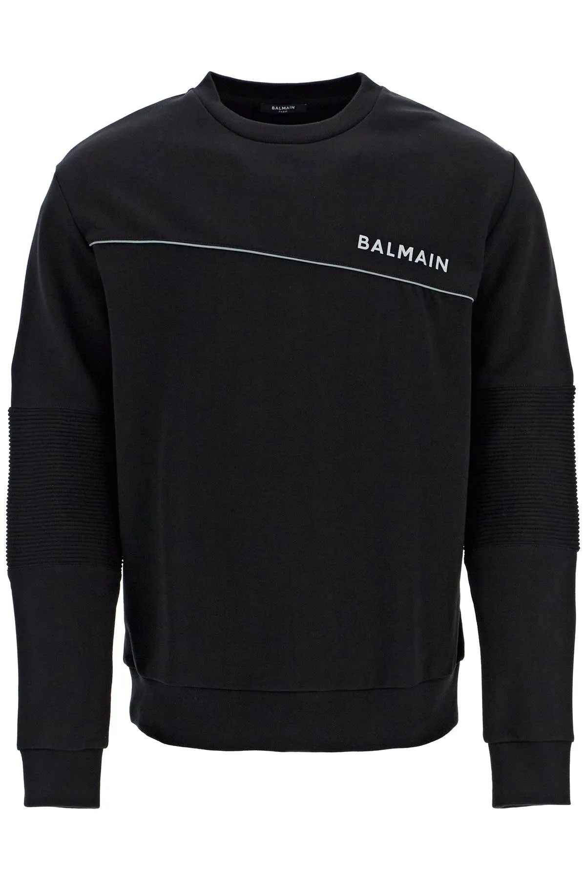 Balmain reflective logo sweatshirt