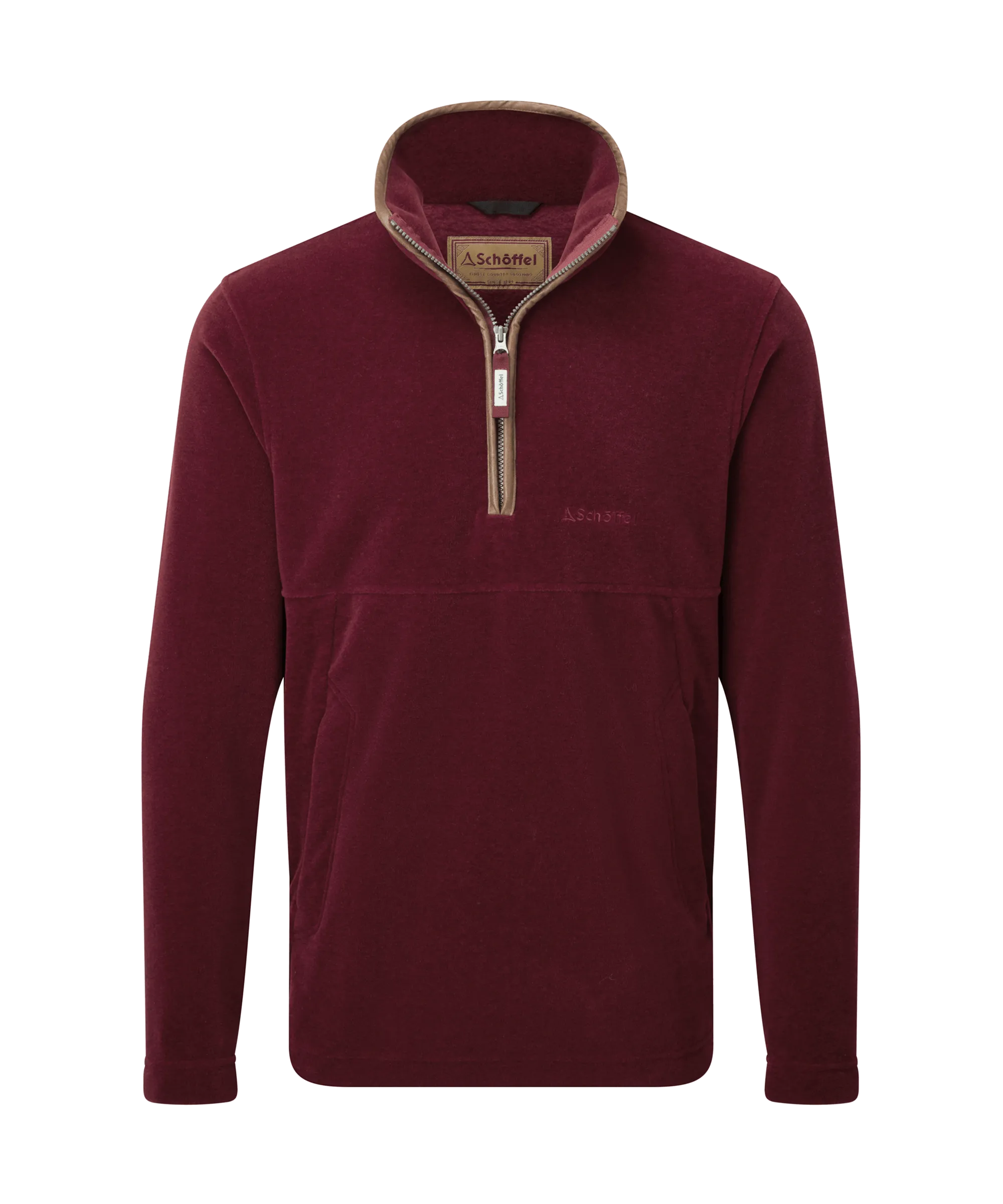 Berkeley Quarter Zip Fleece - Claret