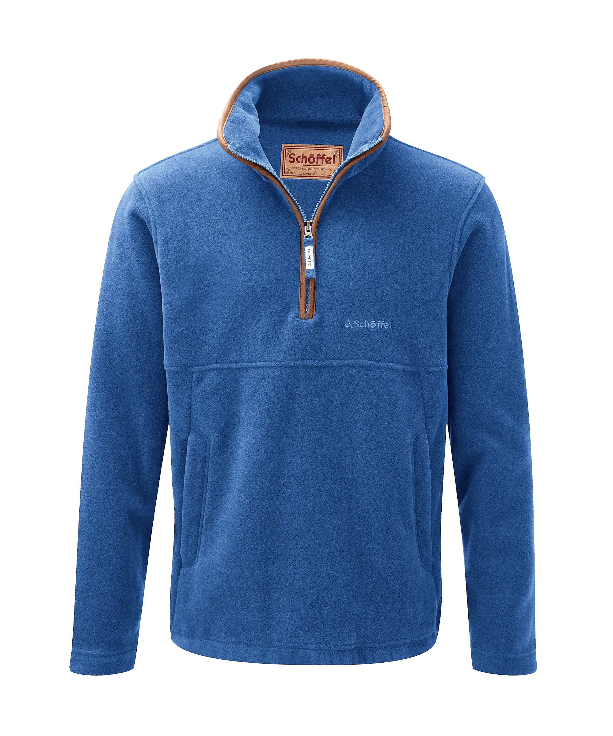 Berkeley Quarter Zip Fleece - Cobalt Blue