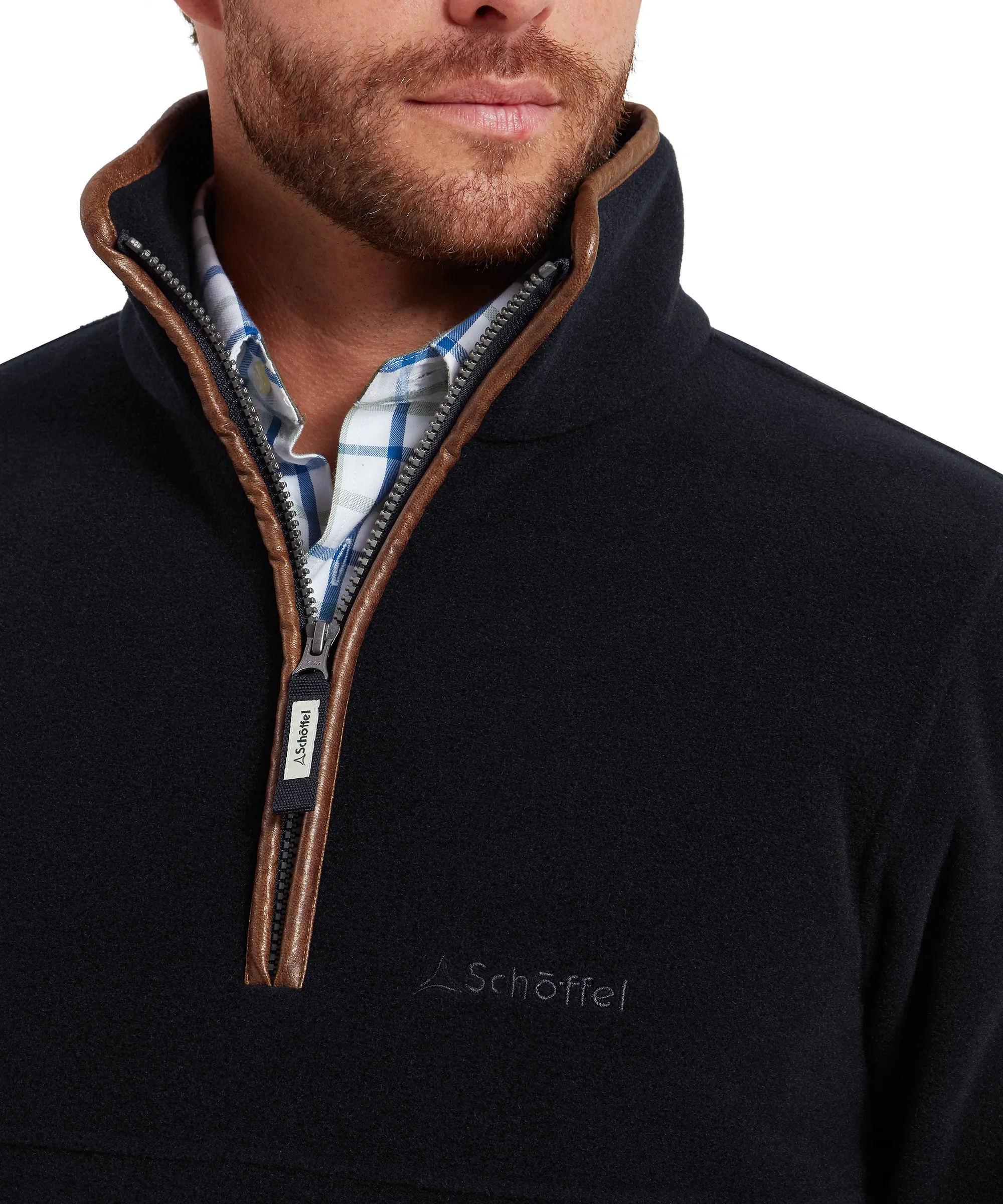 Berkeley Quarter Zip Fleece - Navy