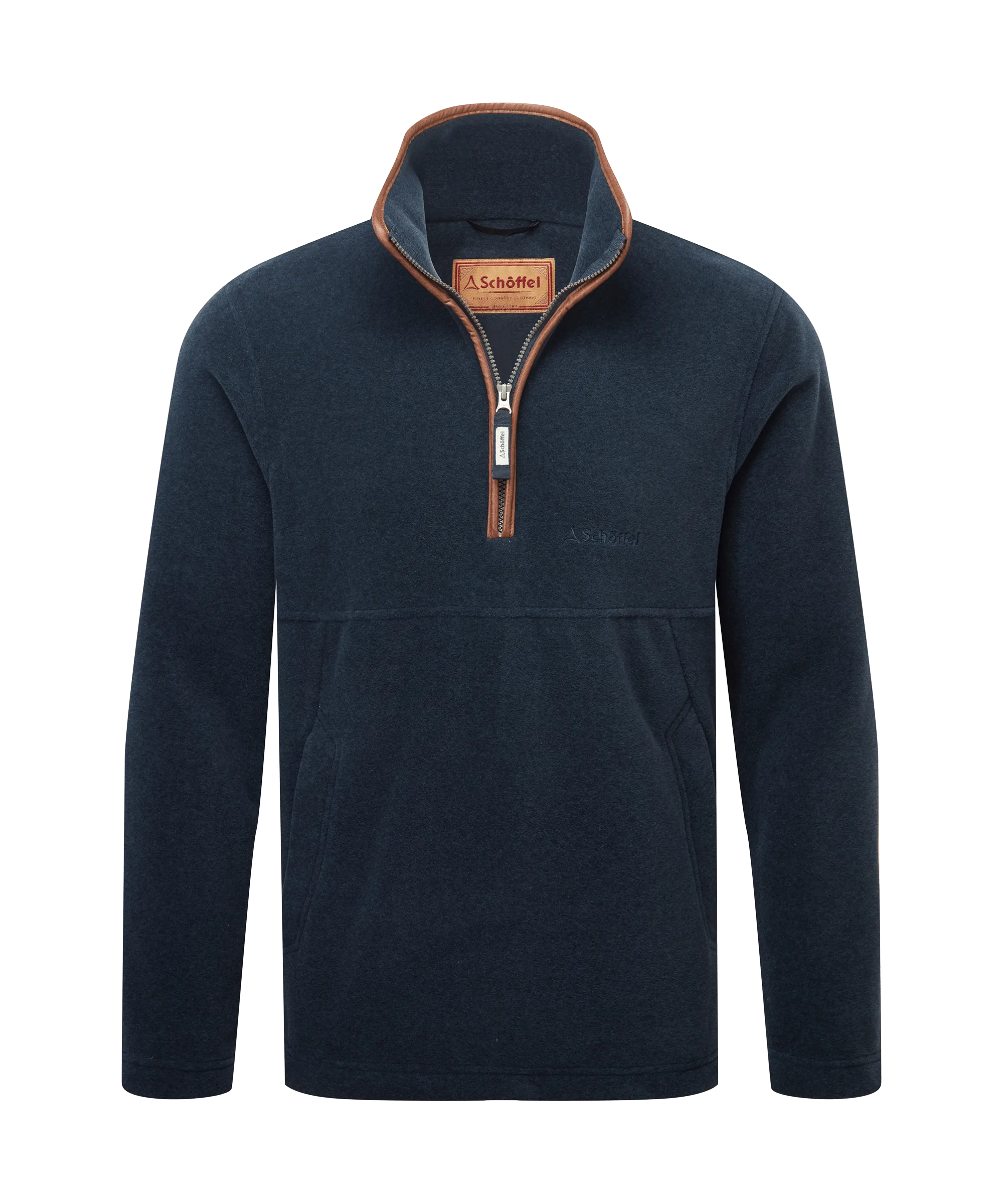 Berkeley Quarter Zip Fleece - Petrol Blue