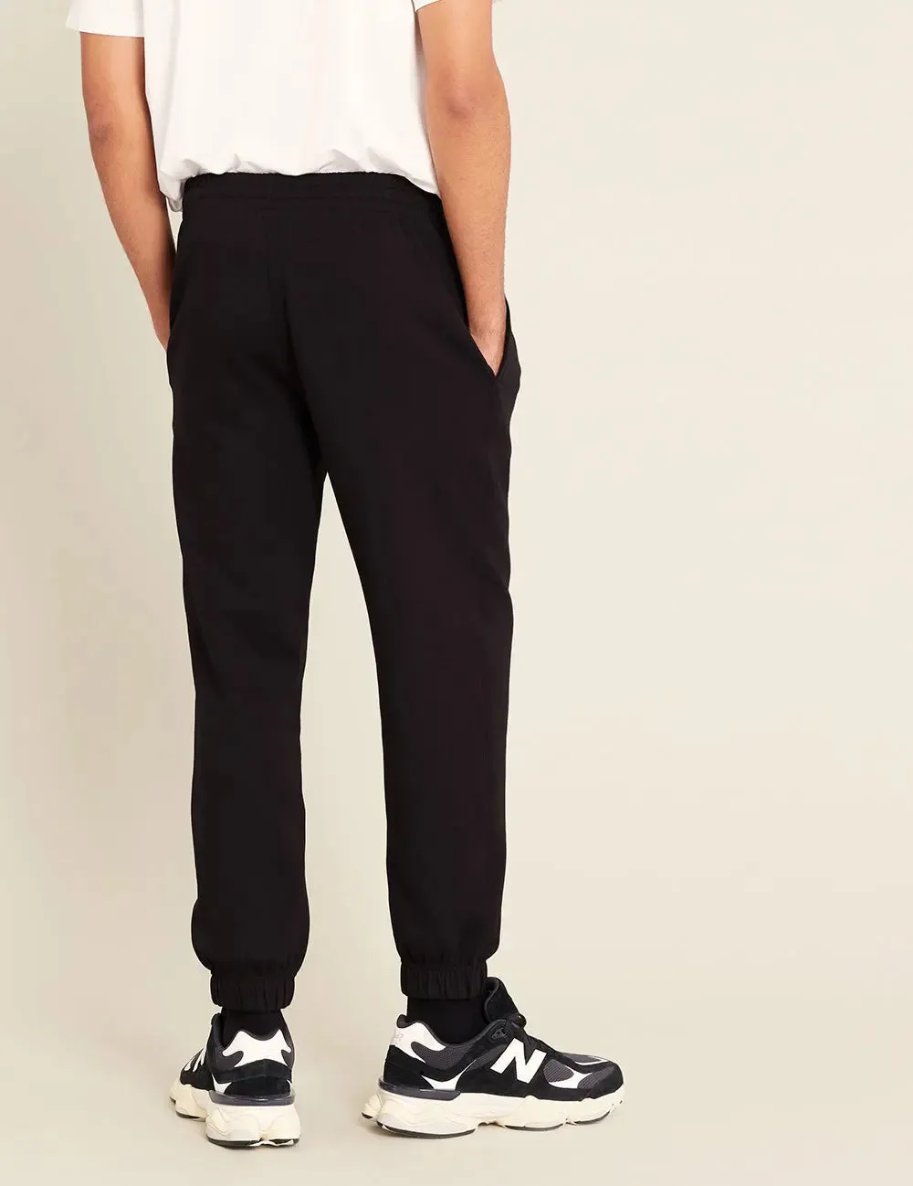 Black Unisex Cuffed Bamboo Limited Edition Sweat Pants