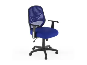 Blue Mesh Office Chair