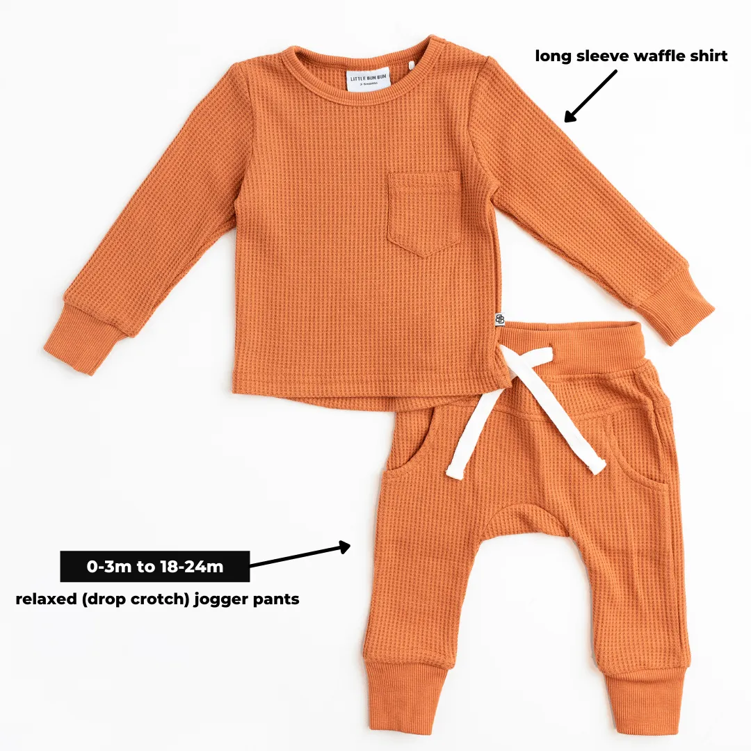 Brick Waffle Jogger Set