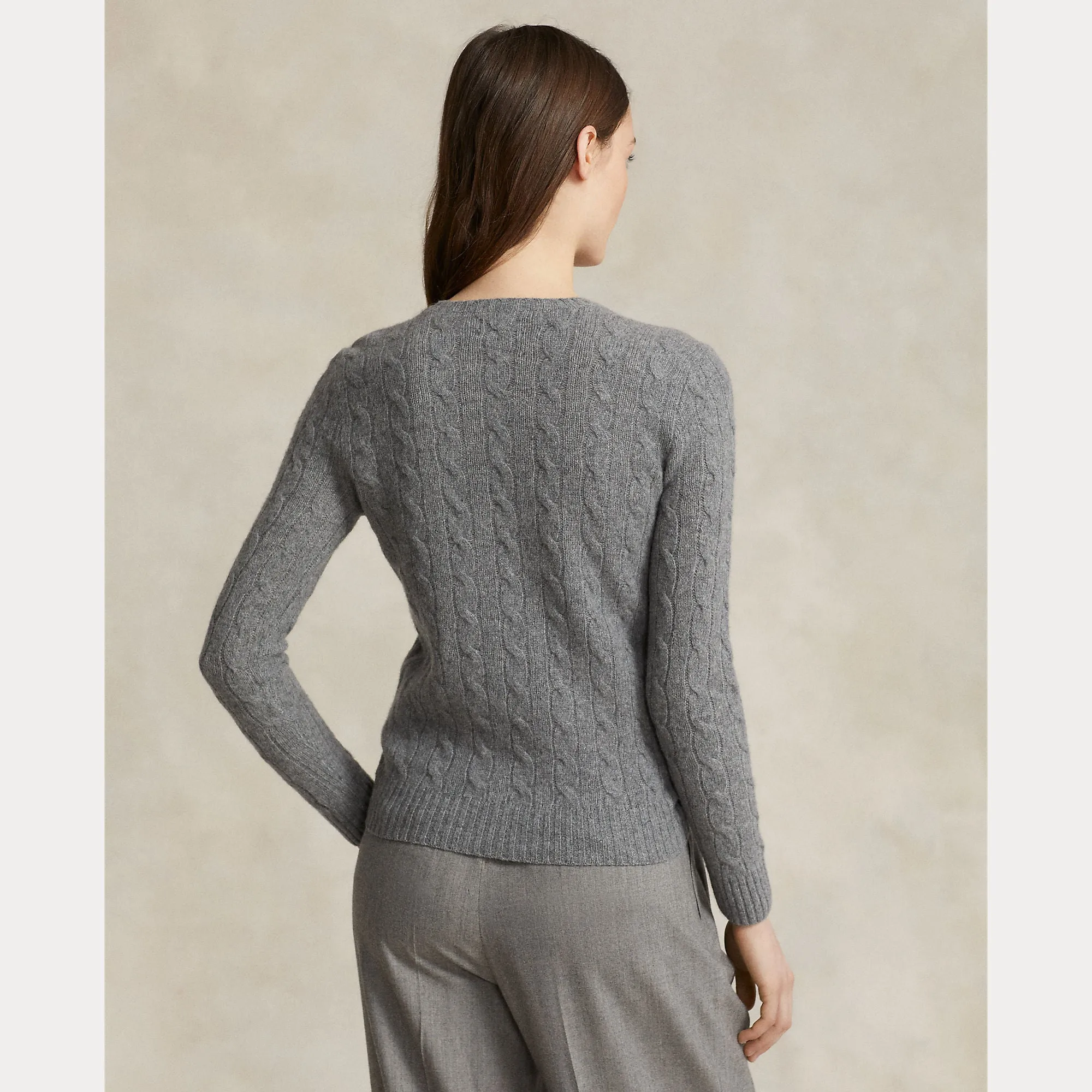 CABLE-KNIT SWEATER