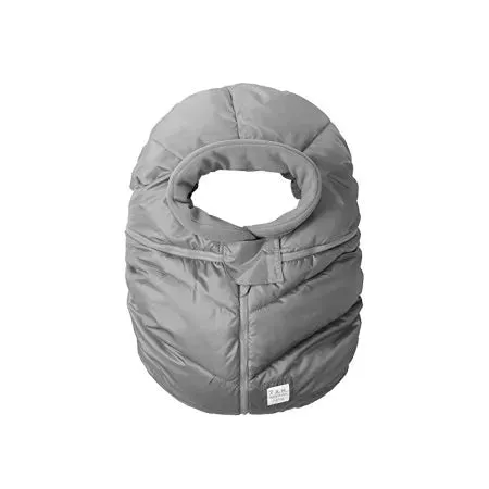 Car Seat Cocoon & Warmmuffs 212 - Metallic Silver