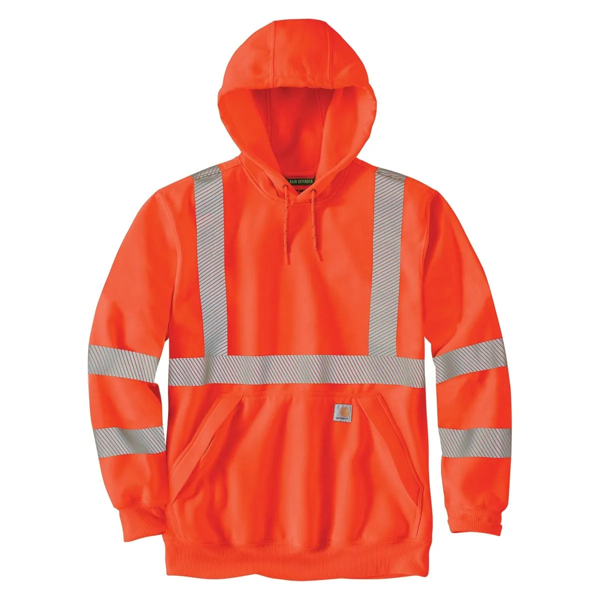 Carhartt ANSI Class 3 Loose Fit Midweight Hooded Hi-Vis Sweatshirt