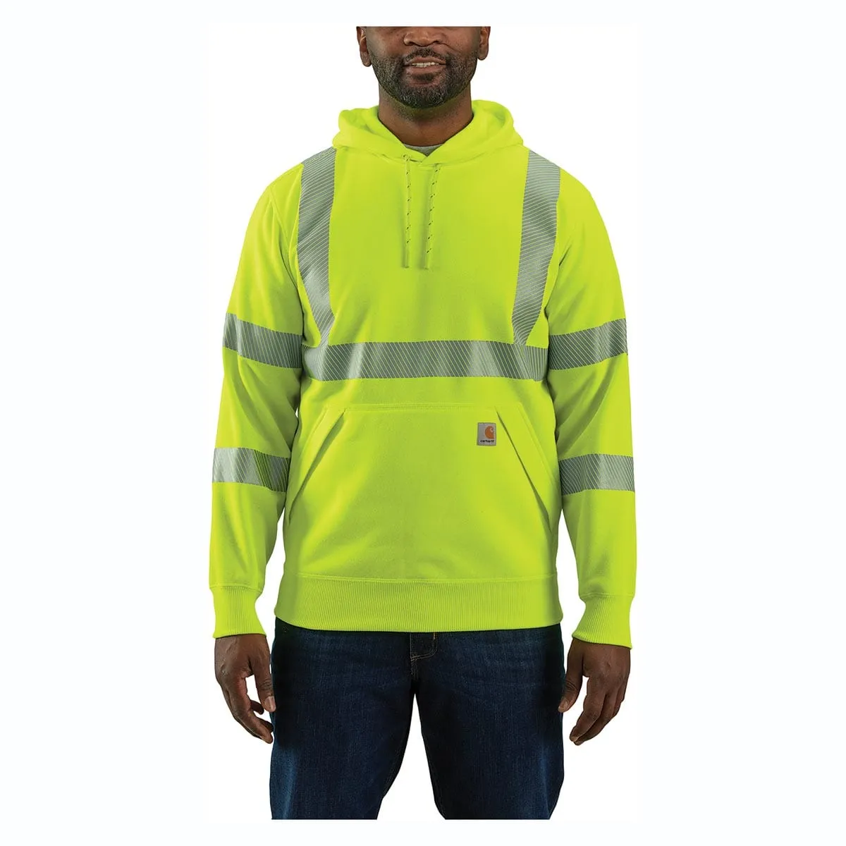 Carhartt ANSI Class 3 Loose Fit Midweight Hooded Hi-Vis Sweatshirt