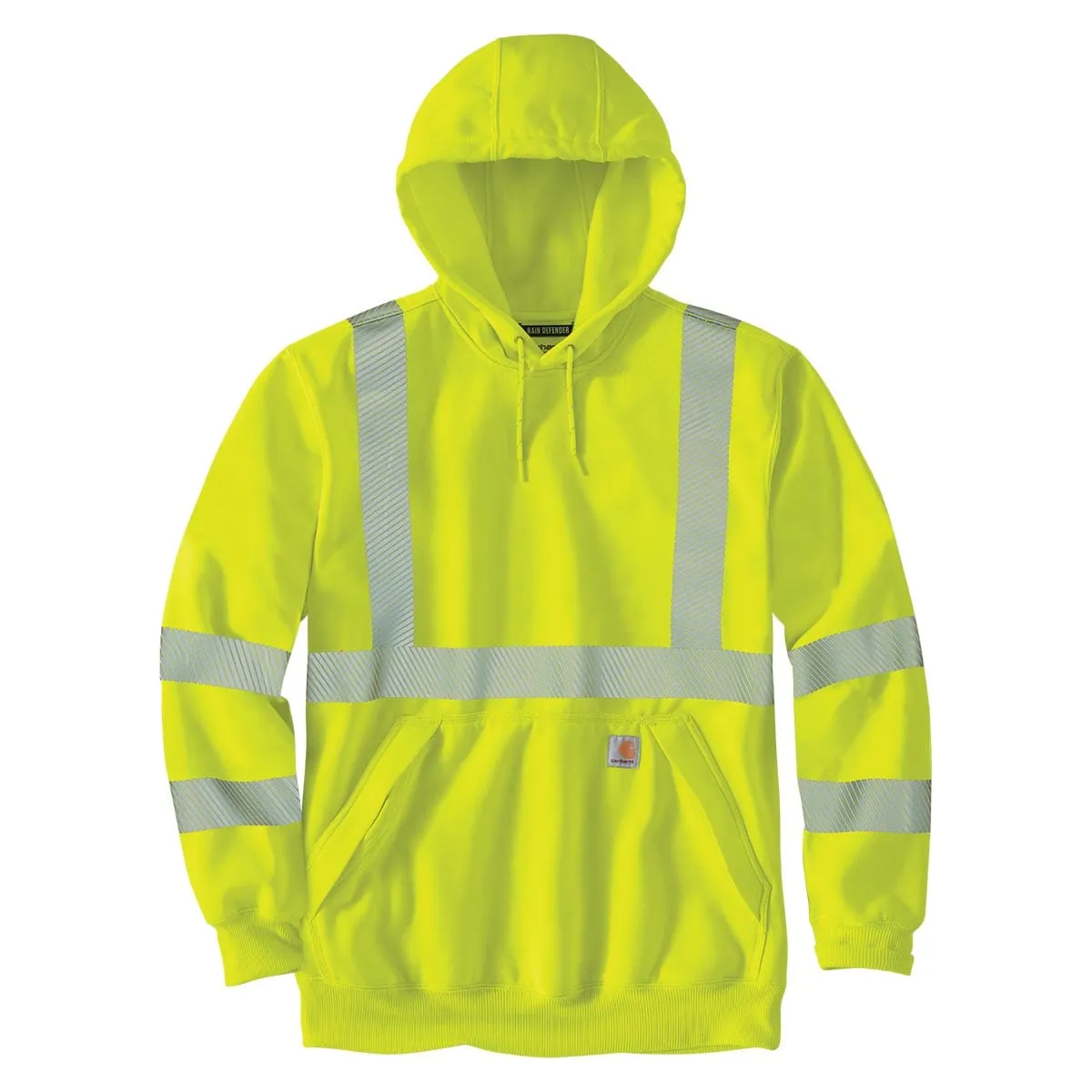 Carhartt ANSI Class 3 Loose Fit Midweight Hooded Hi-Vis Sweatshirt