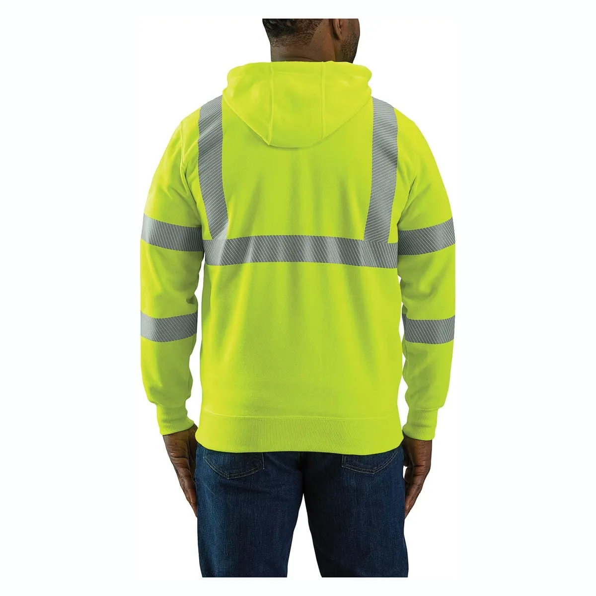 Carhartt ANSI Class 3 Loose Fit Midweight Hooded Hi-Vis Sweatshirt