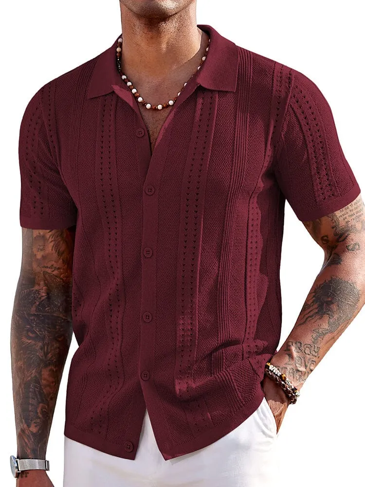 Casual Breathable Knit Beach Shirt (US Only)