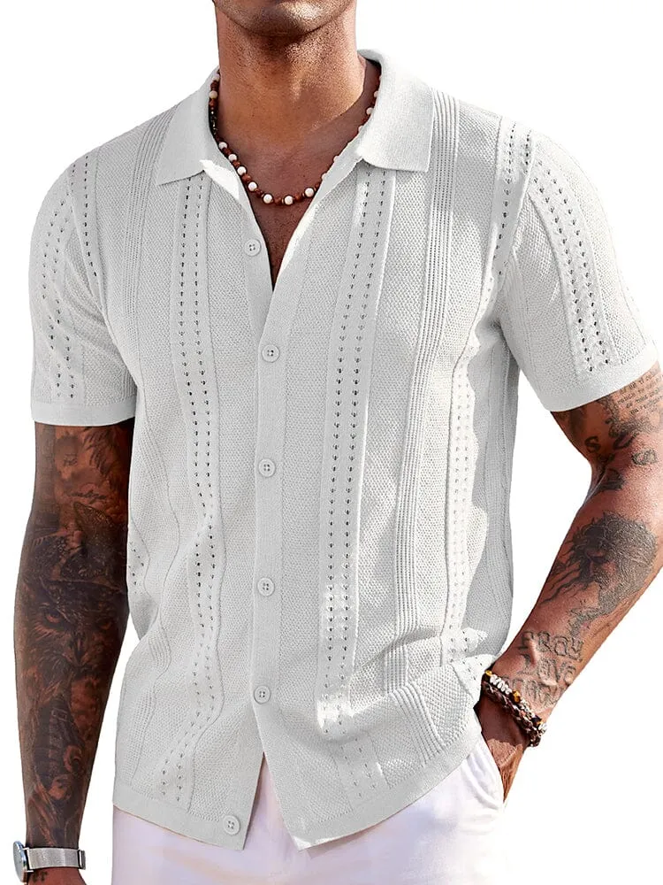 Casual Breathable Knit Beach Shirt (US Only)