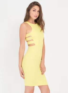 Climb The Ladder Side Cut-Out Dress