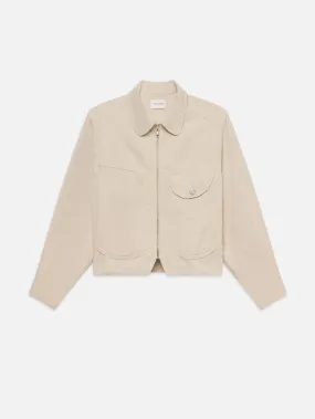 Corduroy Heart Jacket -- Ecru