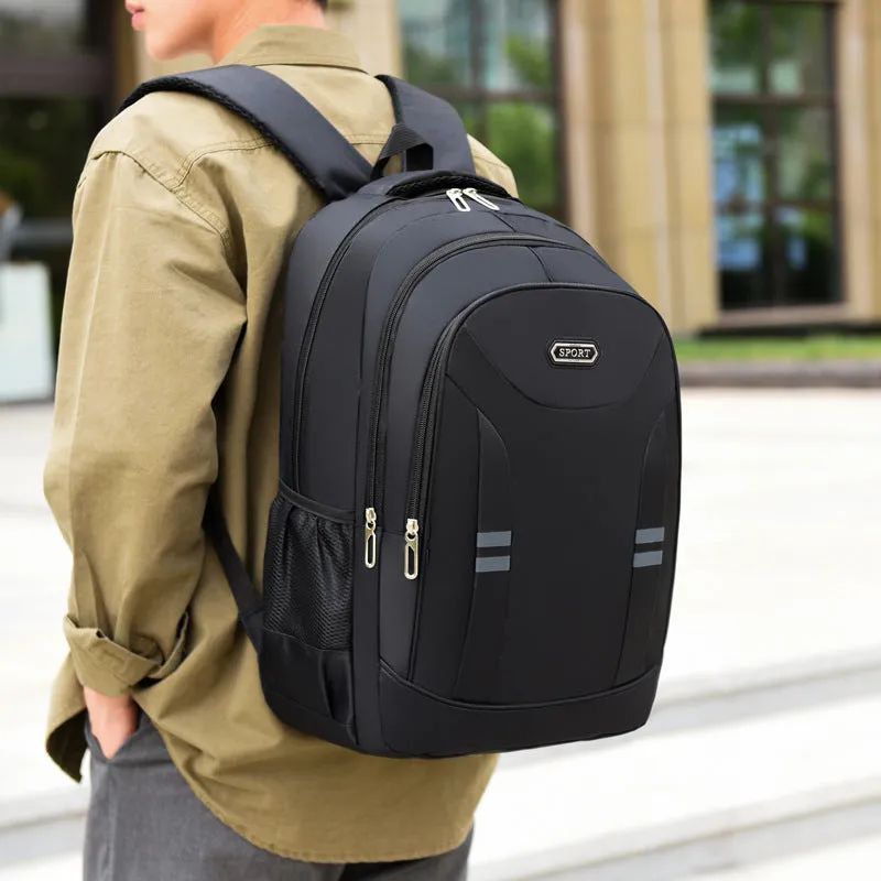 Cross-Border Men's Computer Backpack Business Travel Commuter Large Capacity Travel Backpack High School Student College Students Bag