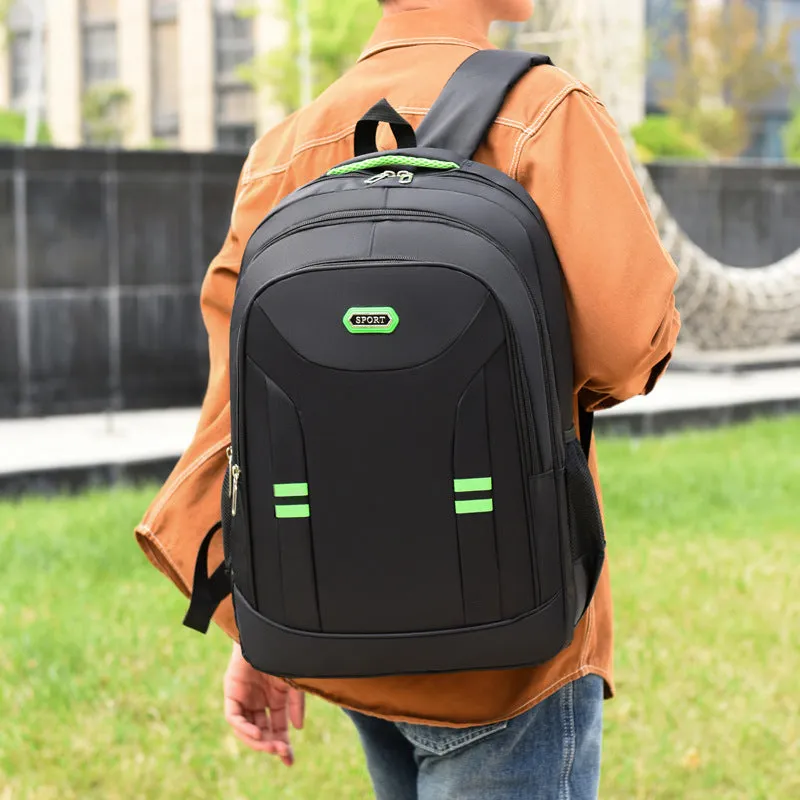 Cross-Border Men's Computer Backpack Business Travel Commuter Large Capacity Travel Backpack High School Student College Students Bag