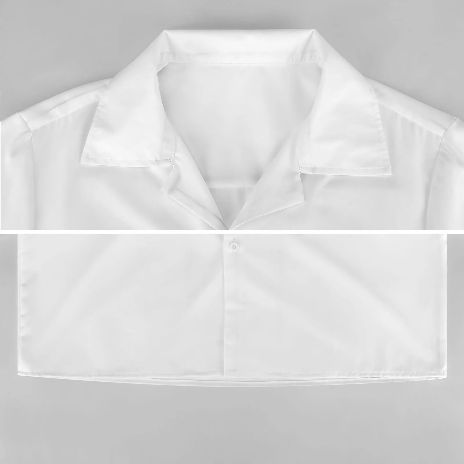 Custom Face Pattern Splicing Green Men's Lapel Shirt Cuban Collar Hawaiian Shirt