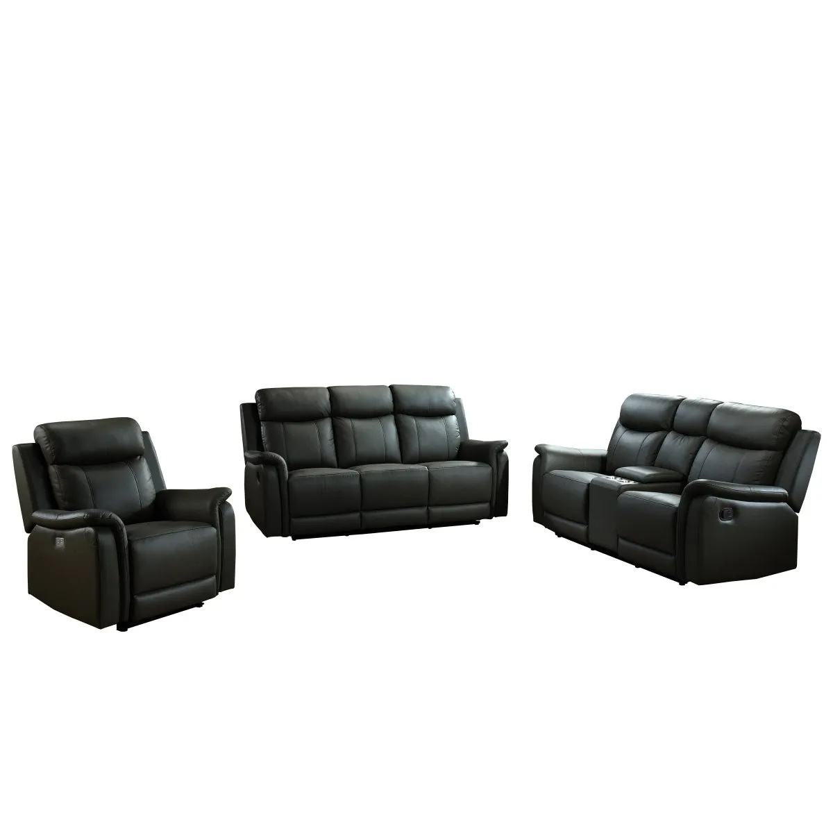 Cyrus Black Power Glider Recliner