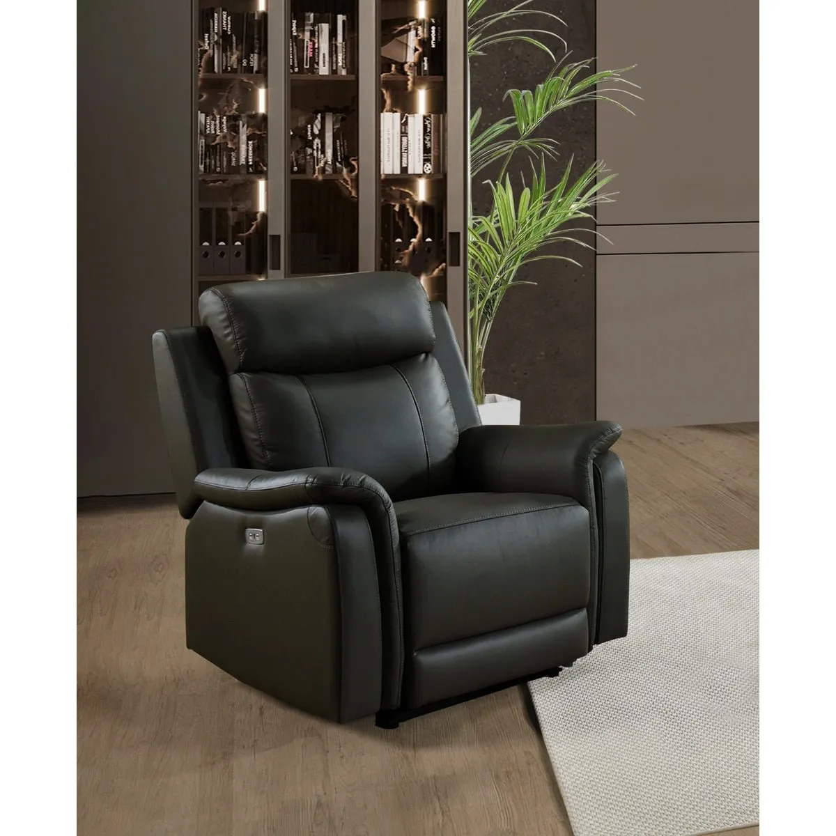 Cyrus Black Power Glider Recliner