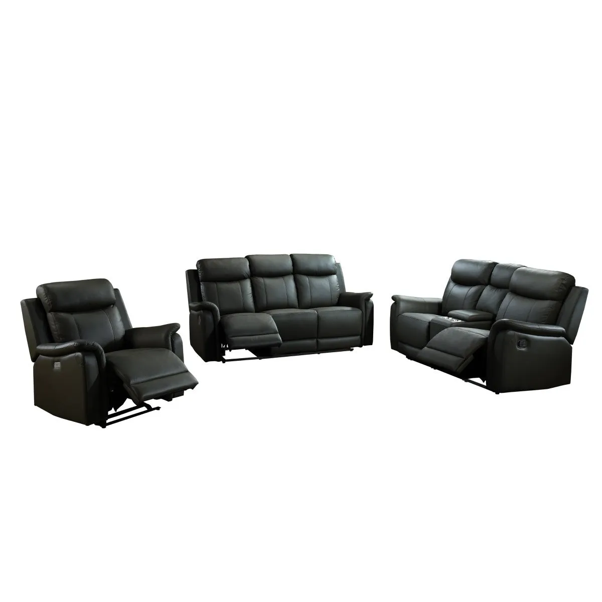 Cyrus Black Power Glider Recliner