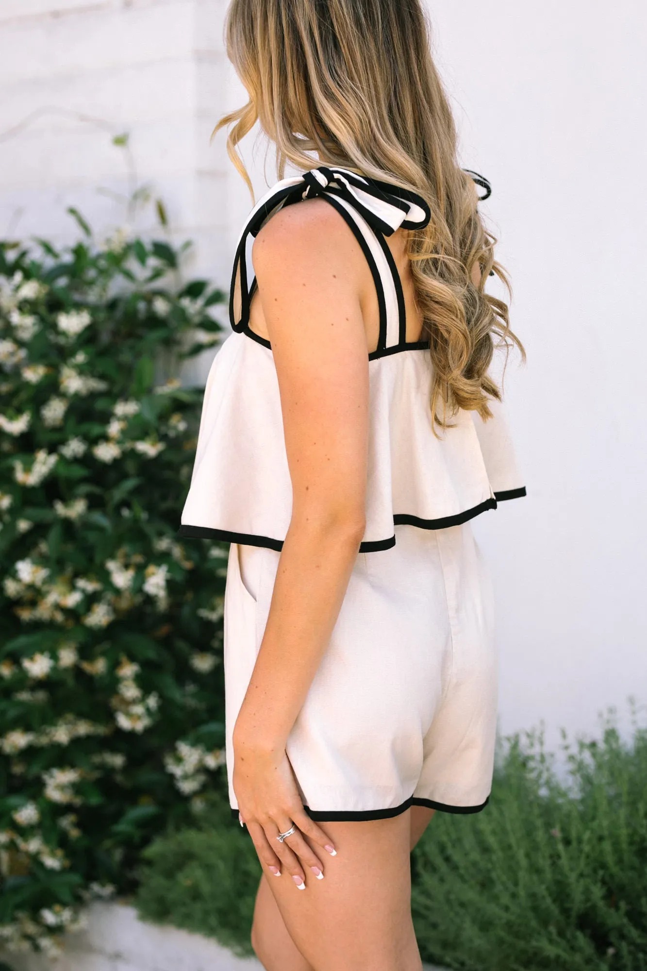 Dakota Tie Shoulder Romper