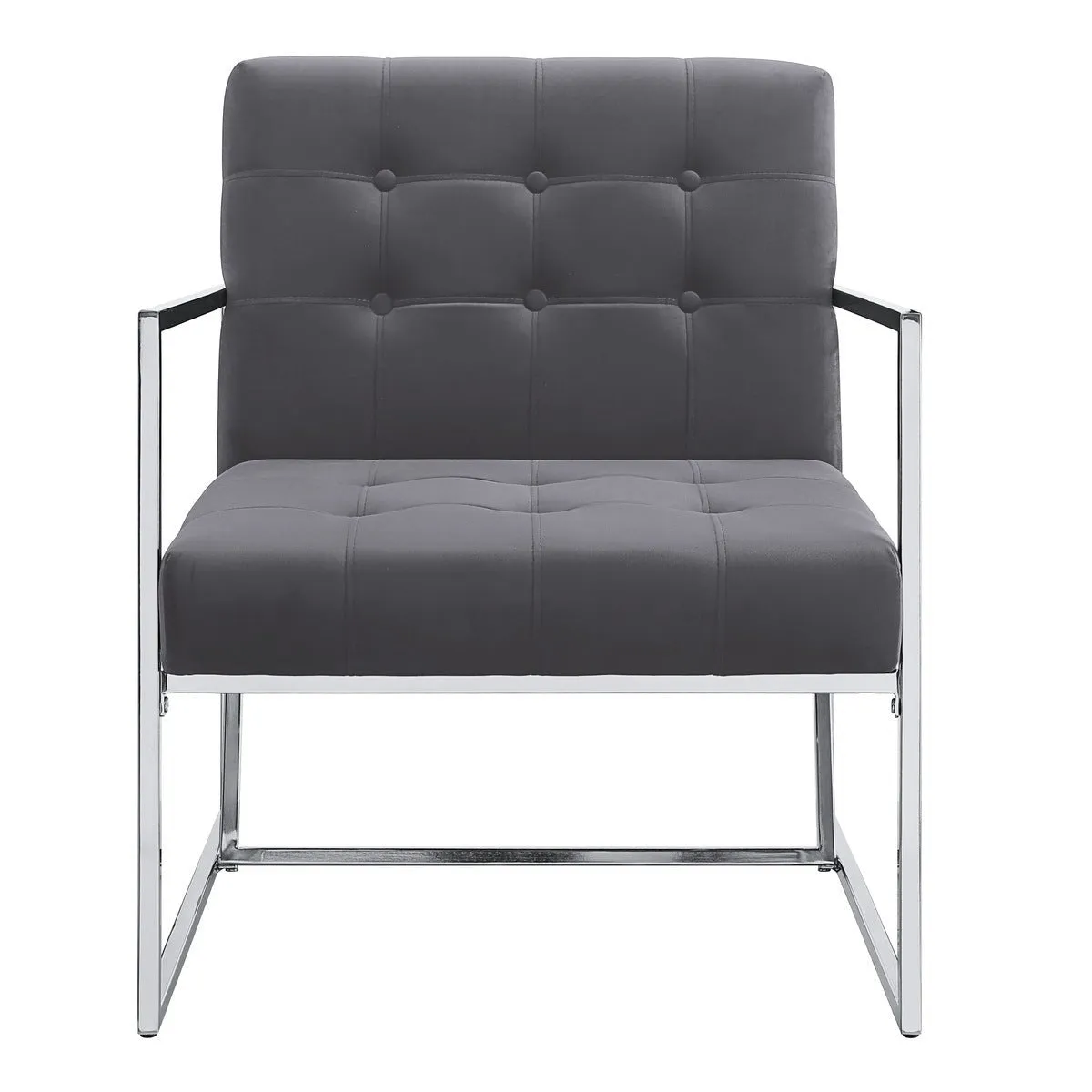 Delia Grey Accent Chair