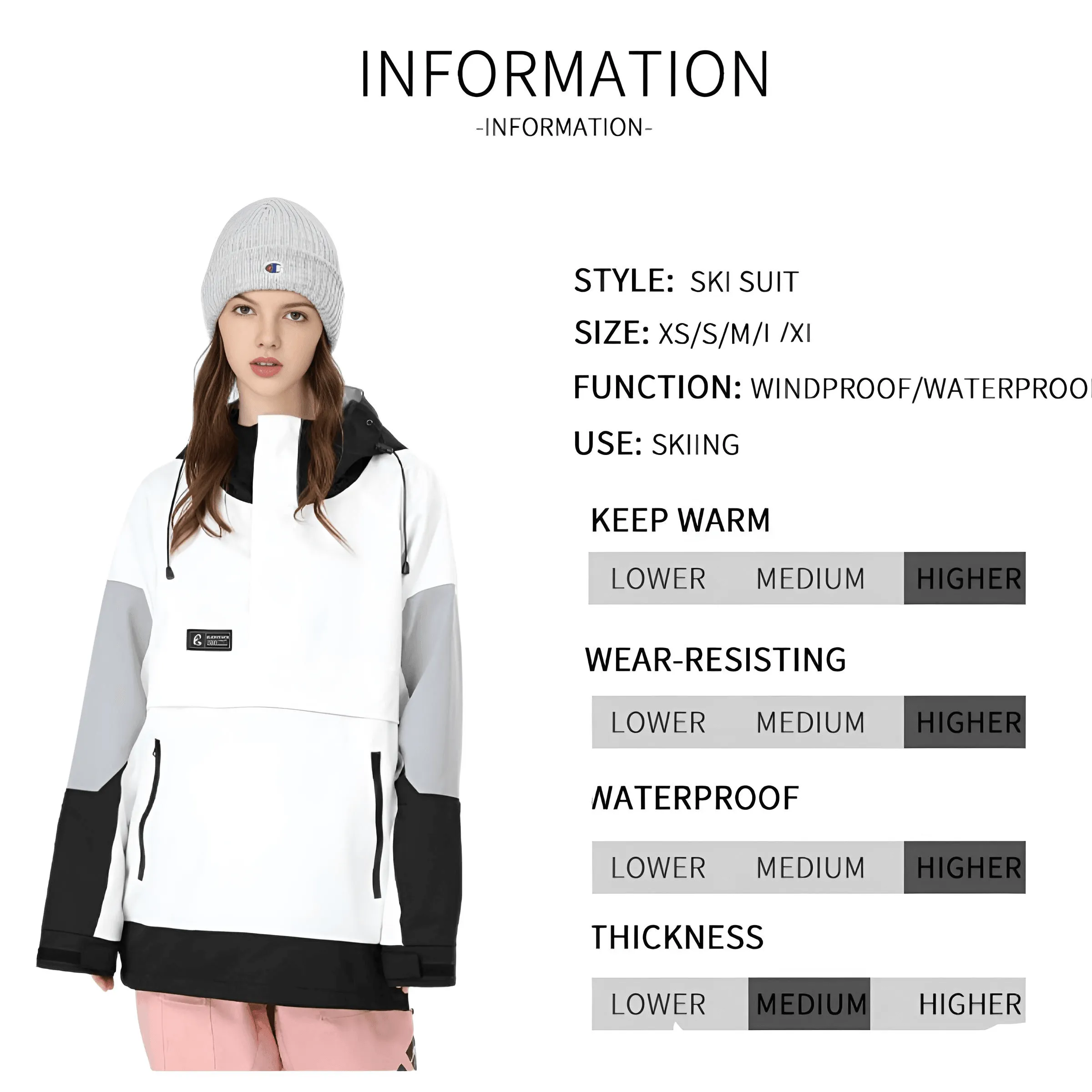 Double-Board Ski Jackets For Men and Women