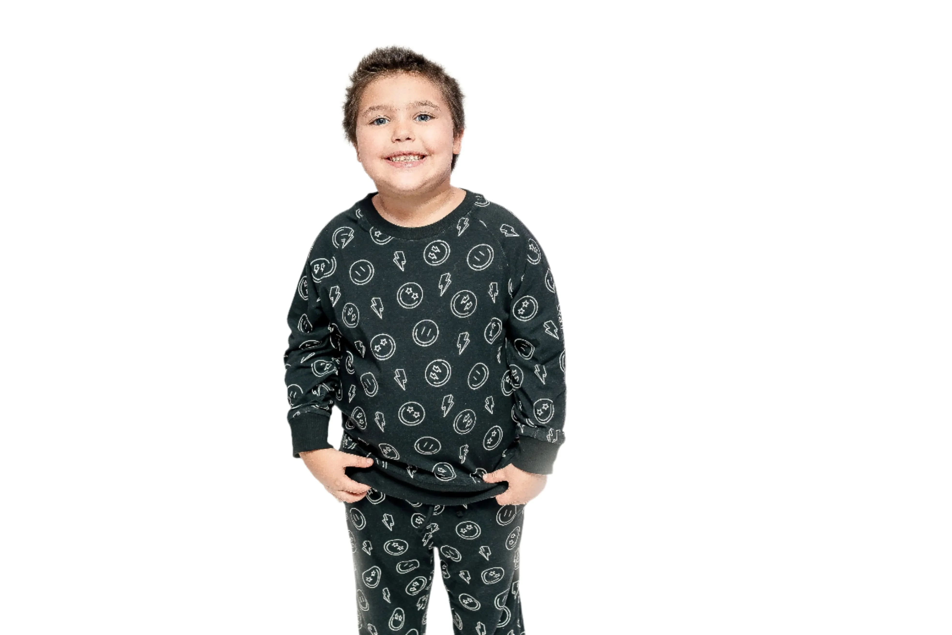 Electric Smiles Toddler Crew Neck Sweatshirt