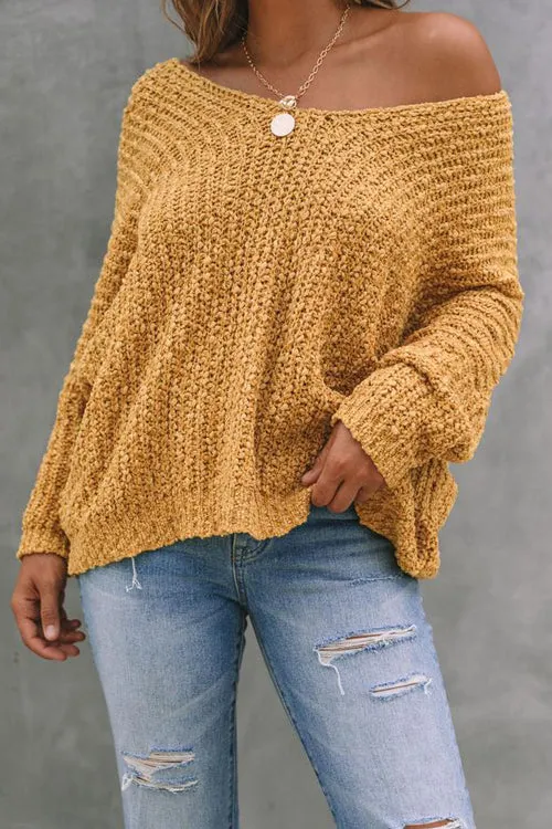 Express Yourself Knit Sweater - 4 Colors